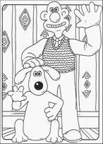 coloriage wallace et gromit